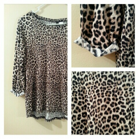 Amazing Leopard Print Top - Picture 2 of 2
