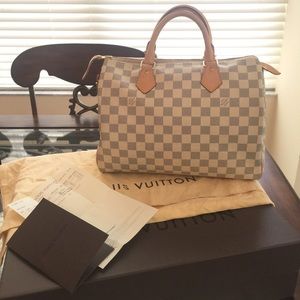 Authentic Louis Vuitton speedy 30 damier Azur