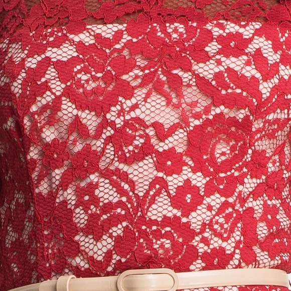 Maggy London red lace dress . HP 🌸 - Picture 3 of 4
