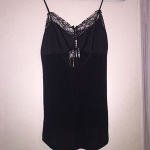 Black lace top