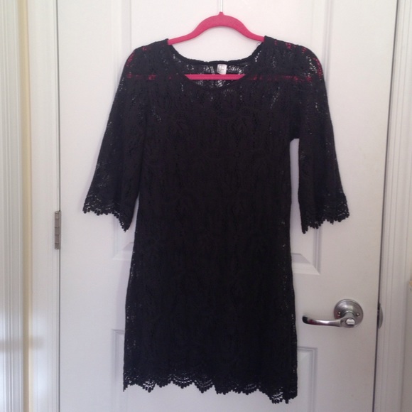 H&M knit lace dress