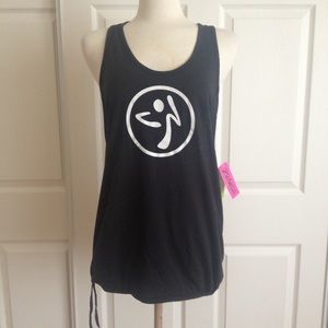 Zumba racer back top size M