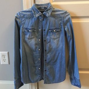 American Eagle denim shirt