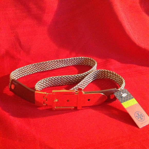 Tory Burch gold belt