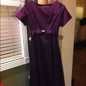 Purple formal dress