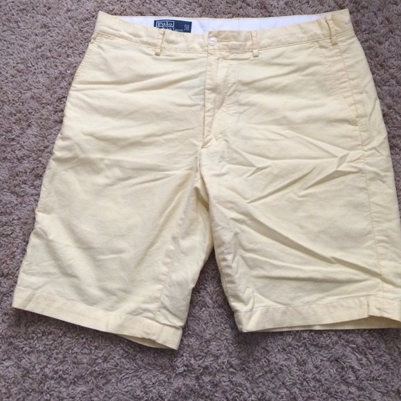 Yellow polo shorts. Size 35