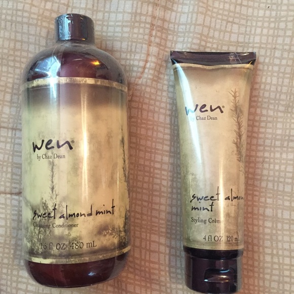 Wen sweet almond milk conditioner & cream