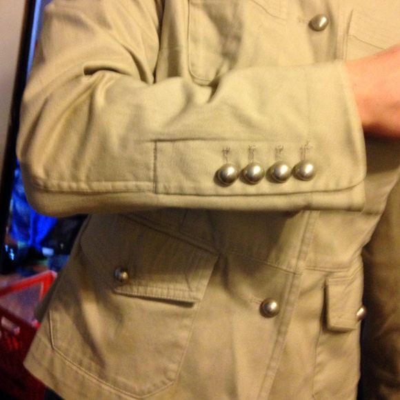 Military inspired jacket NWOT size small - Picture 4 of 4