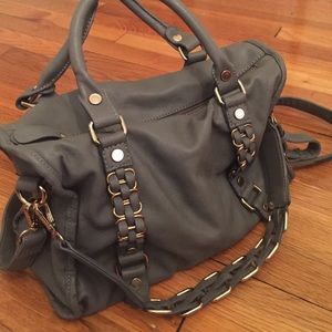 ❗️💵DROP❗️Melie Bianco gray/gold handbag