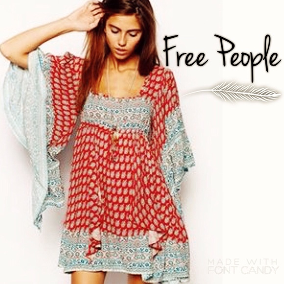 FREE PEOPLE Paisley Print dress