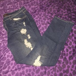 Ripped-Style Jeans