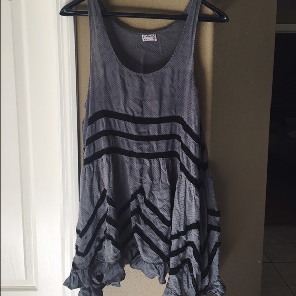 Free People Voile Lace and Trapeze Slip