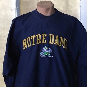 Notre Dame Pullover.  Adidas XL