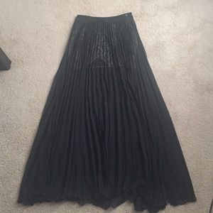Maxi sheer skirt