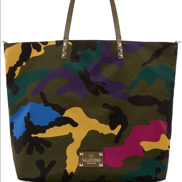 Valentino Camouflouge Tote