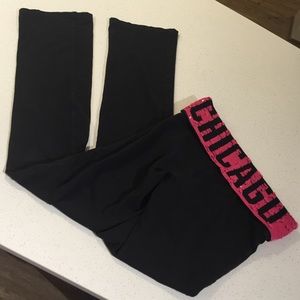 Victoria's Secret PINK "Chicago" yoga pants size S
