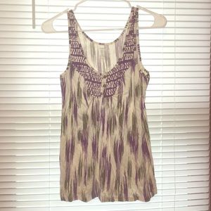 gap dressy patterned tank top