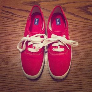 Women's Keds bright red!