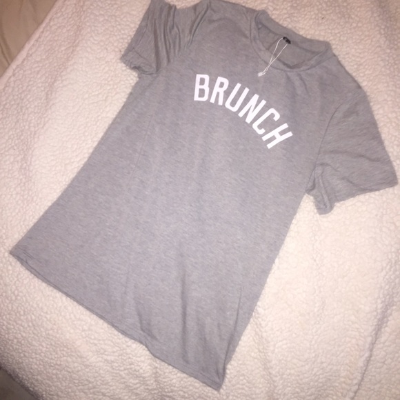 Tops - Brunch grey t-shirt