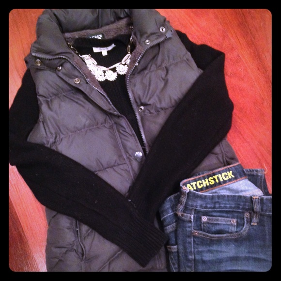 J Crew Charcoal Gray Vest