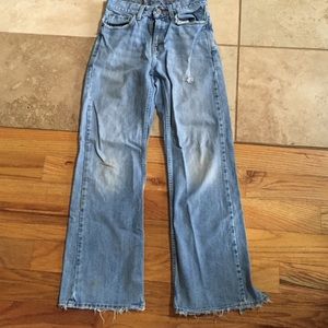 Boys American eagle jeans size 26/28 boot cut