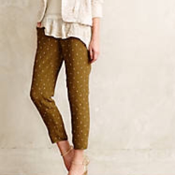 NWT moss jogger pants anthropologie