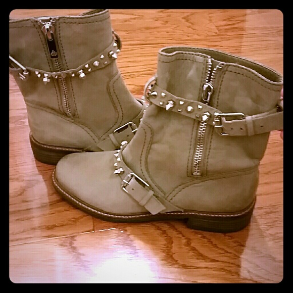 ONE DAY SALE Sam Edelman Studded Ankle Moto Boots