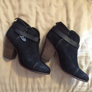 Rag & bone harrow booties black suede 41 (10)