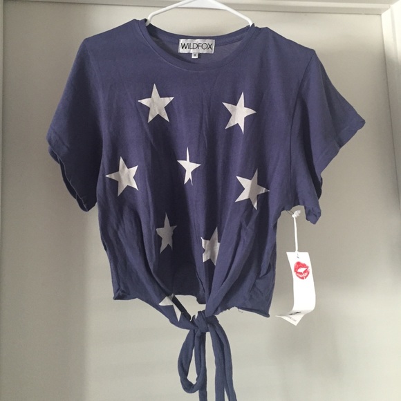 NWT WildFox Couture Star Tied T Shirt