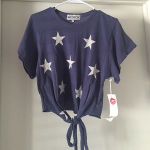 NWT WildFox Couture Star Tied T Shirt