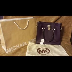 Michael Kors Hamilton Large Leather Tote