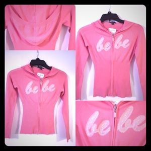 New with tag, pink Bebe knit sweater