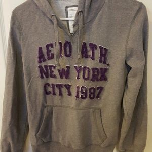 Grey hoodie aeropostale