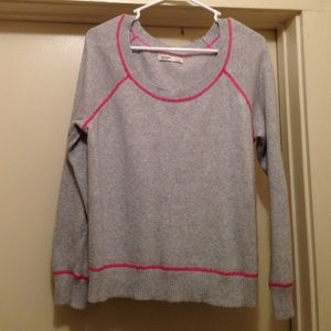 Gray & Pink Sweater