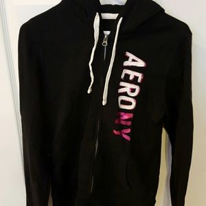 Aeropostale black zip up