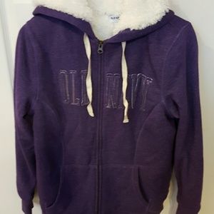Old navy puple zip up