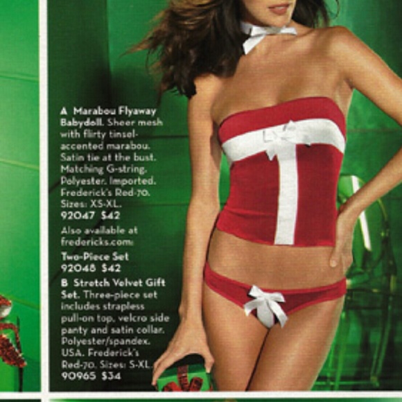 Christmas lingerie
