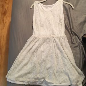 White lace dress
