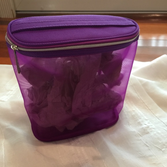New CLINIQUE purple stylist makeup bags.