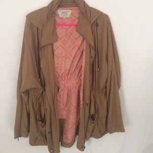 Tan parka Zara jacket
