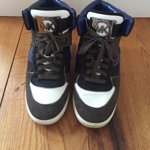 MK wedged heel sneakers