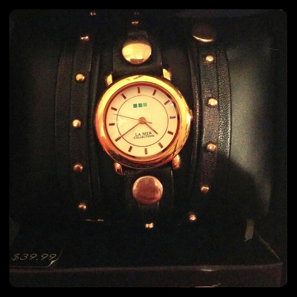 Black Stud watch