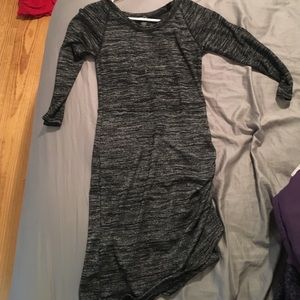 Black and white Rue 21 long sleeve dress