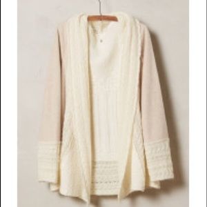 Anthropologie Knitted & Knotted Cardigan