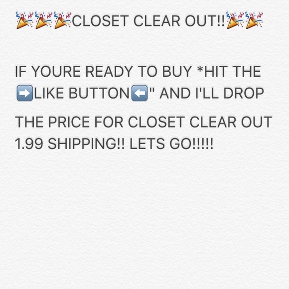🎉🎉🎉🎉CLOSET CLEAR OUT🎉🎉🎉🎉