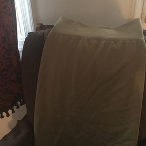 Nice Classy Plus Size Beige Skirt