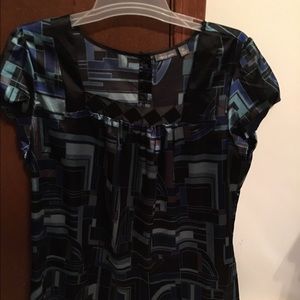 Apt 9 Silky Geometric Blouse