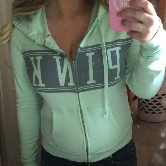Vs PINK mint hoodie