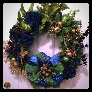 Custom made wreaths! Beautifully made.