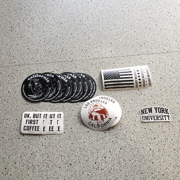 New Brandy Melville stickers.